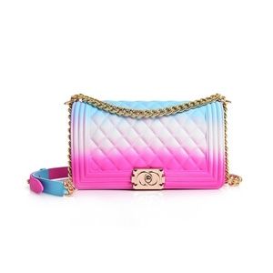 Large shoulder chain bag